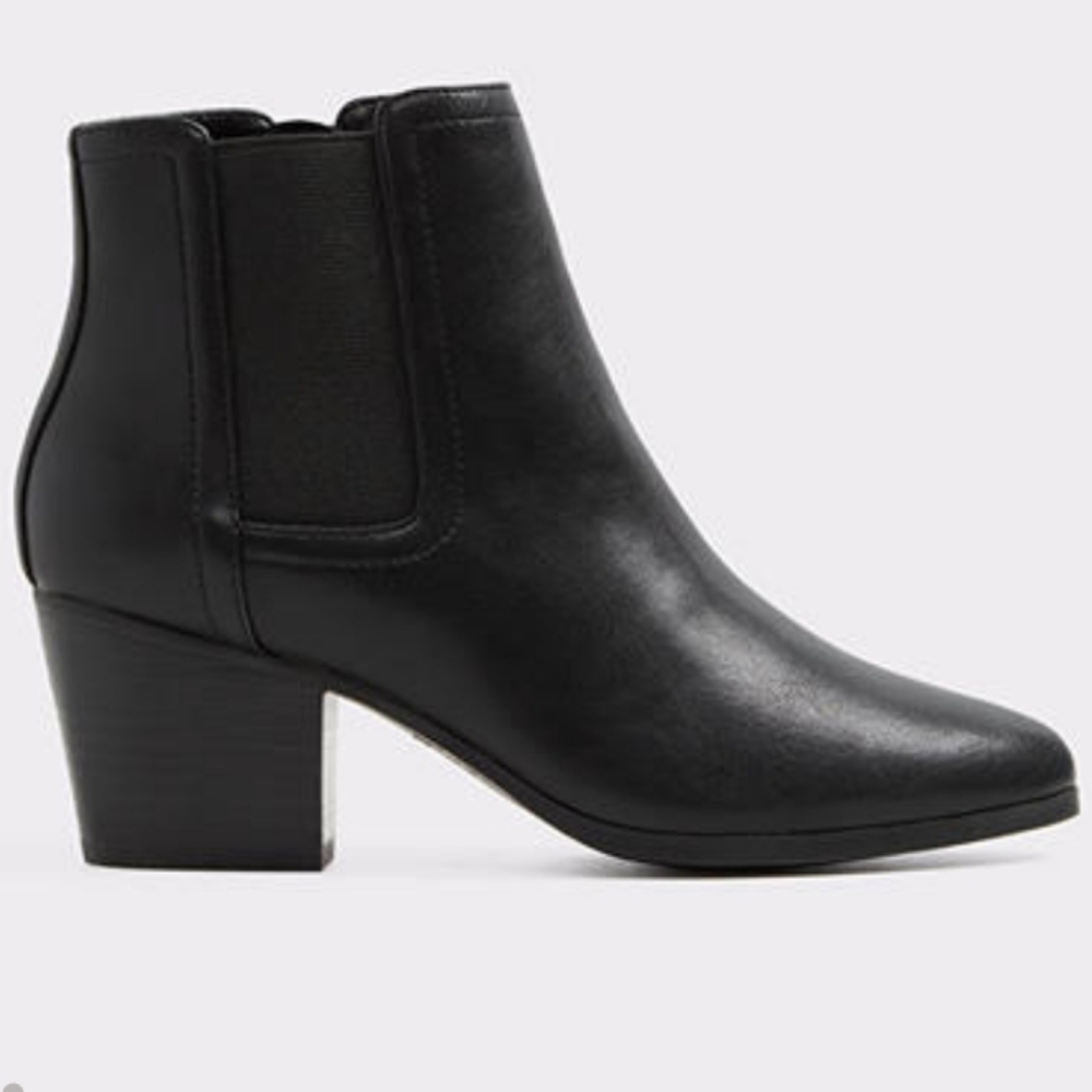 Aldo Black Chelsea Booties